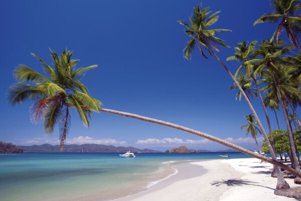 Strand der Isla Tortuga im Golfo de Nicoya, Provinz Puntarenas
