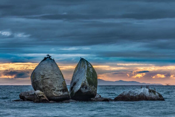 Split Apple an der Tasman Bay